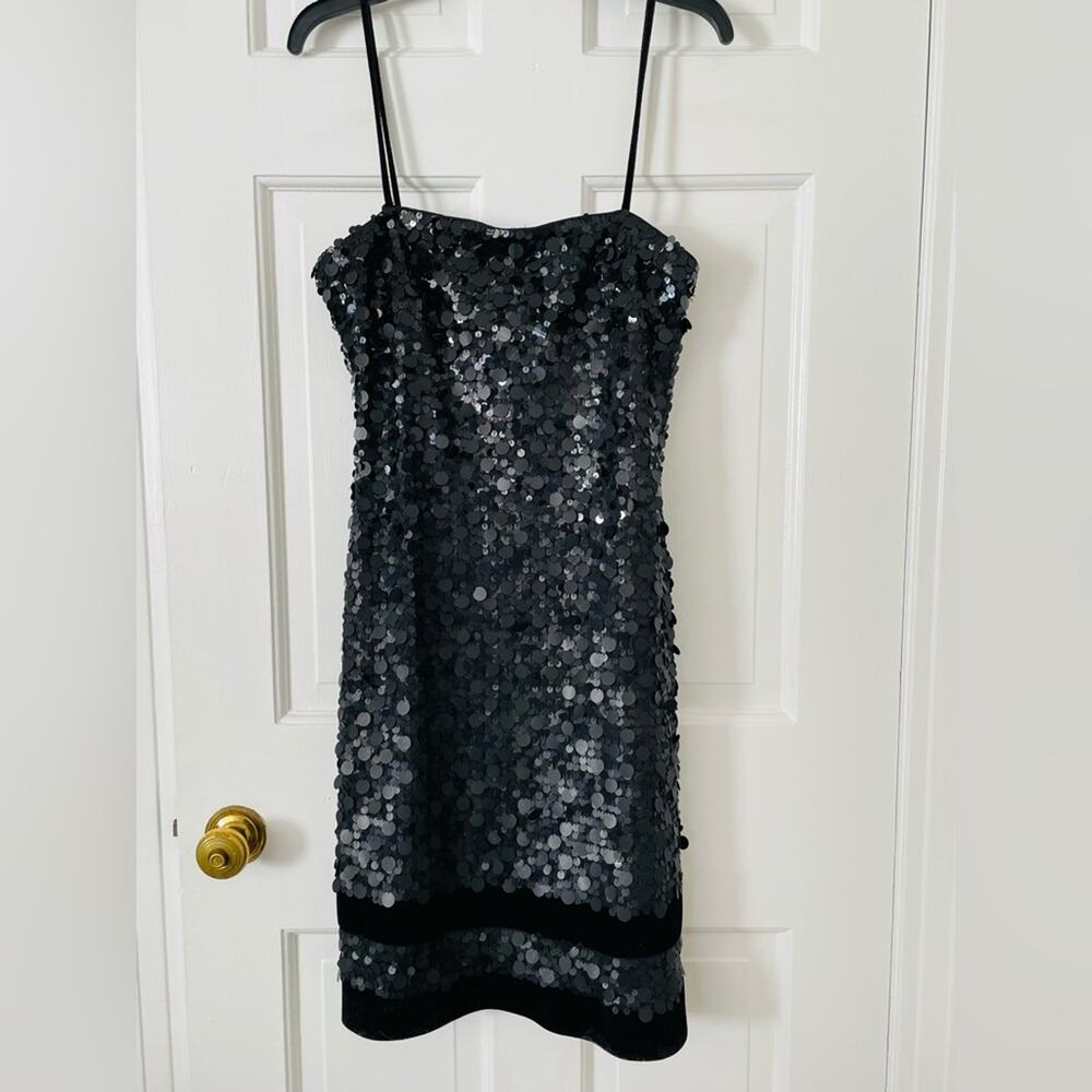 Citrine Sequin Dress
